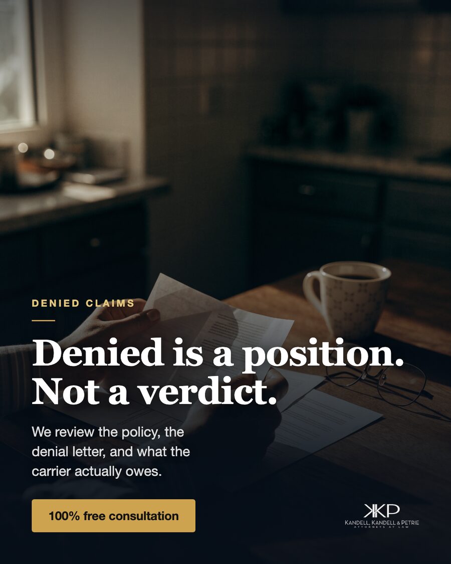 Denied claims ad