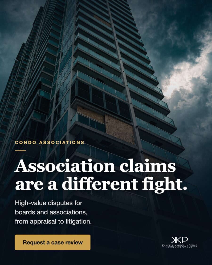 Condo association ad